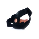 Proteza Hollow Strap-on Cyber Skin - pusty korpus, elastyczne szelki, cyber-skóra TPE, 20 cm - 6