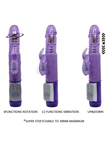 Wielofunkcyjny Wibrator Mr. Rabbit 4 Rotations, 4 Vibrations, Thrusting - Wibratory Króliczki - 4