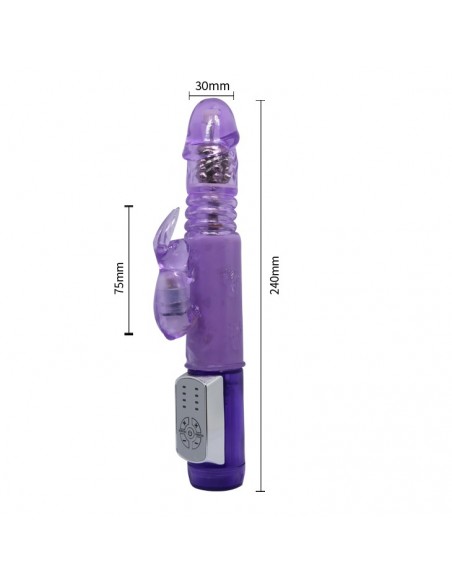 Wielofunkcyjny Wibrator Mr. Rabbit 4 Rotations, 4 Vibrations, Thrusting - Wibratory Króliczki - 5