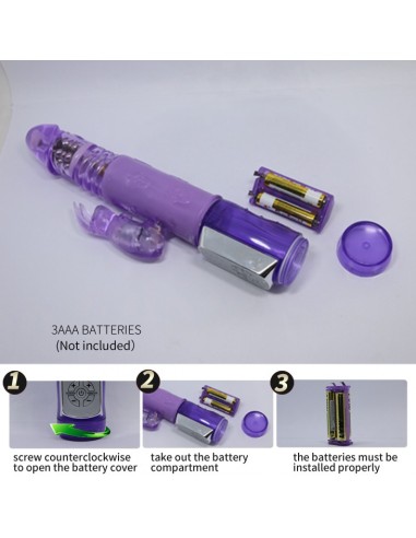 Wielofunkcyjny Wibrator Mr. Rabbit 4 Rotations, 4 Vibrations, Thrusting - Wibratory Króliczki - 7