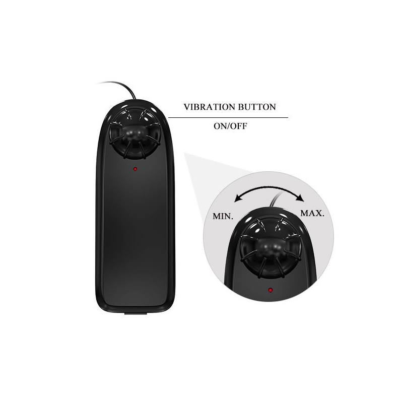 Wibrujący strap-on Hollow Multispeed z wydrążoną protezą 15 cm - 8