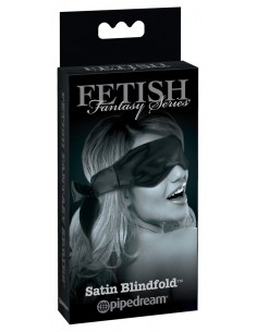 Ffsle Satin Blindfold Black - Opaski i maski na oczy - 1