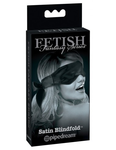 Ffsle Satin Blindfold Black - Opaski i maski na oczy - 1
