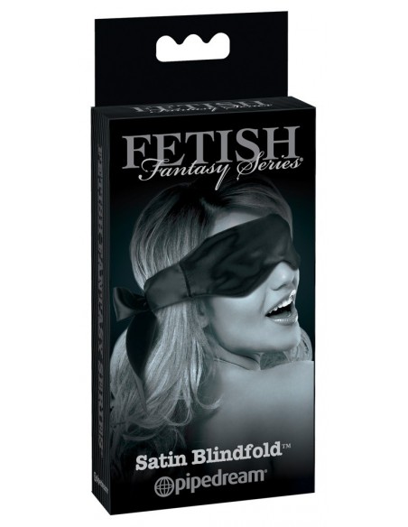 Ffsle Satin Blindfold Black - Opaski i maski na oczy - 1