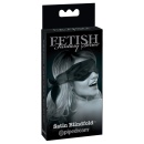 Opaska na oczy Satin Blindfold Black — nieprzezroczysta satyna, regulowane wiązanie, uniwersalny rozmiar - 1