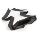 Opaska na oczy Satin Blindfold Black — nieprzezroczysta satyna, regulowane wiązanie, uniwersalny rozmiar - 2