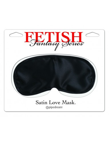 Ffs Satin Love Mask Black - Opaski i maski na oczy - 1