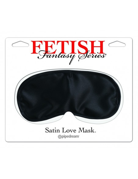 Ffs Satin Love Mask Black - Opaski i maski na oczy - 1