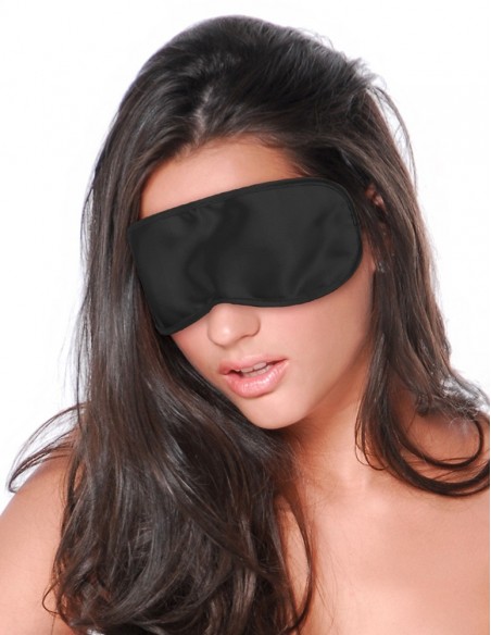 Ffs Satin Love Mask Black - Opaski i maski na oczy - 3