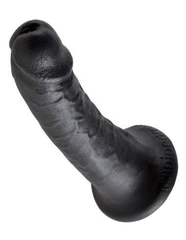 King Cock 6" Cock Dark - Dilda realistyczne - 2