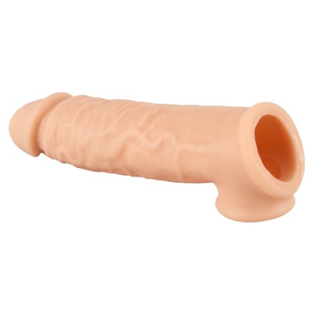 Realistixxx Extension – silikonowa nakładka na penisa wydłużająca o ok. 5 cm, długość 16,5 cm, średnica wewnętrzna 3 cm - 6