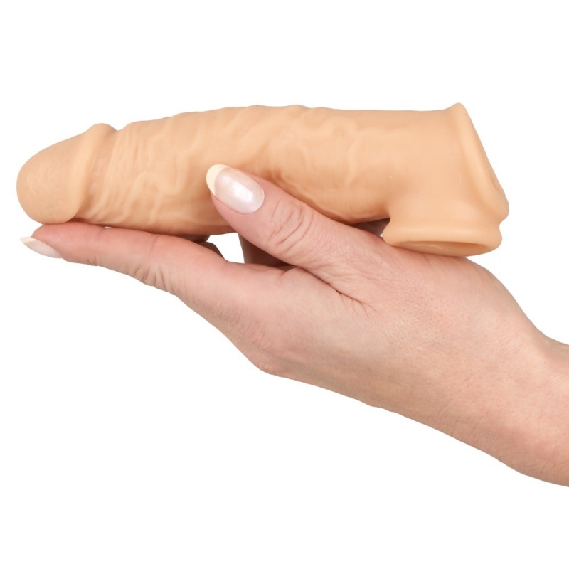 Realistixxx Extension – silikonowa nakładka na penisa wydłużająca o ok. 5 cm, długość 16,5 cm, średnica wewnętrzna 3 cm - 8