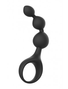 ADAMS TRIPLE PROSTATE PROBE BLACK - Kulki analne, koraliki analne - 1 2