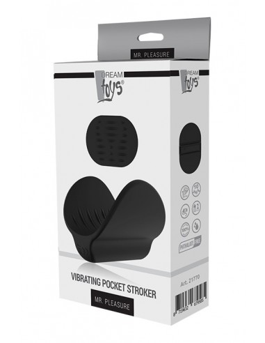 MR. PLEASURE VIBRATING POCKET STROKER - Stymulatory łechtaczki klasyczne - 4