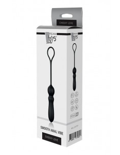 CHEEKY LOVE SMOOTH ANAL VIBE BLACK - Korki analne silikonowe - 1 2