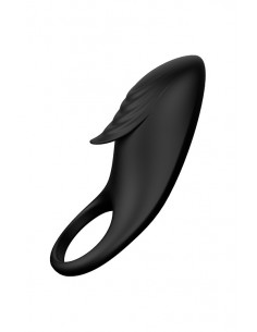 Pierścień na penisa z wibracjami sterowany pilotem COCKRING Czarny - Pierścienie erekcyjne wibrujące - 1