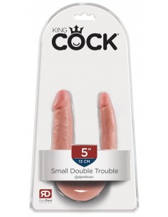 King Cock Small Double Trouble - Dilda podwójne - 1
