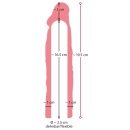 Nakładka na penisa Nature Skin Extension Sleeve+3 – wydłużająca o 3 cm, średnica wewnętrzna 2,5 cm - 3