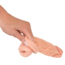Nakładka na penisa Nature Skin Extension Sleeve+3 – wydłużająca o 3 cm, średnica wewnętrzna 2,5 cm - 10
