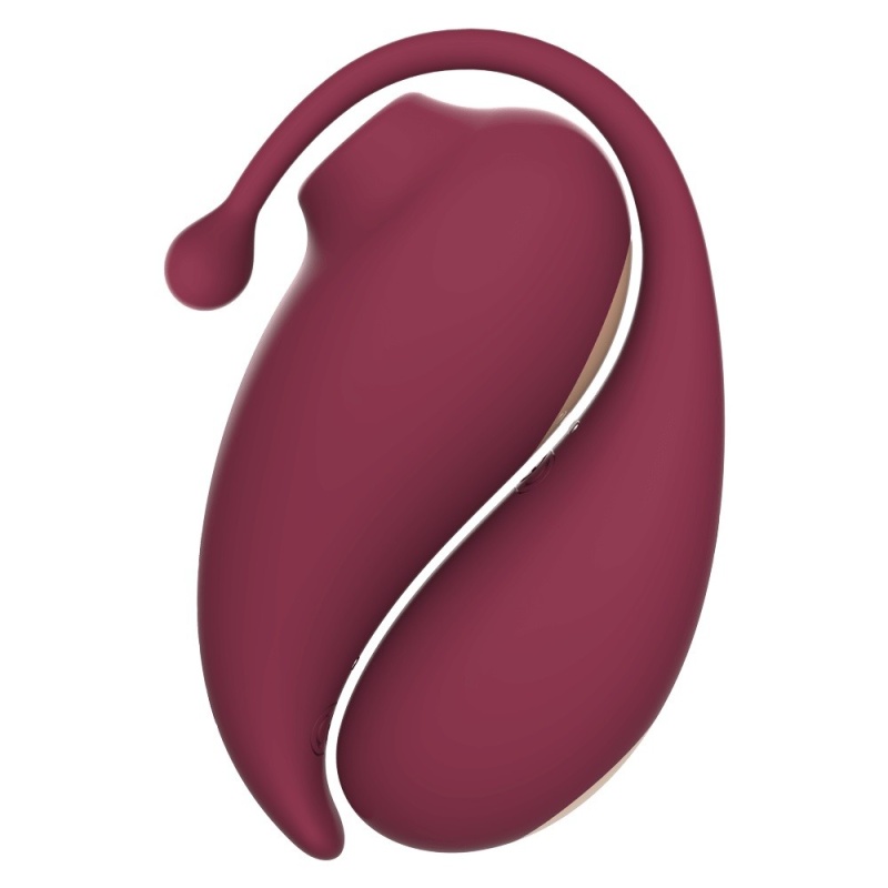 Stymulator INSPIRATION - stymulacja ssąca łechtaczki i wibrujące jajko, długość 18 cm i 10,2 cm, średnica 3,7 cm i 4,5 cm - 1