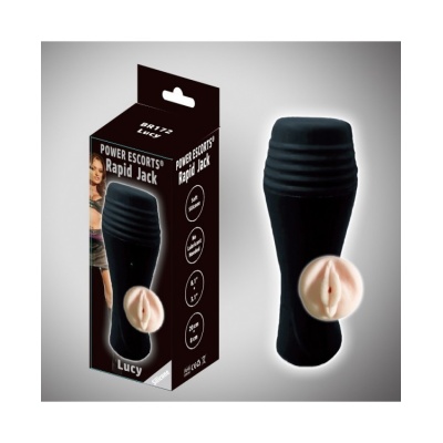 Masturbator Rapid Jack Lucy 20 cm czarny - 1