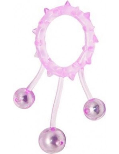 Pierścień na Penisa  Ball Banger Cockring 3 Balls - Pierścienie erekcyjne niewibrujące - 1