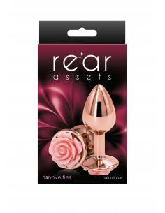 Rose Buttplug Small - Korki analne stalowe - 1 2
