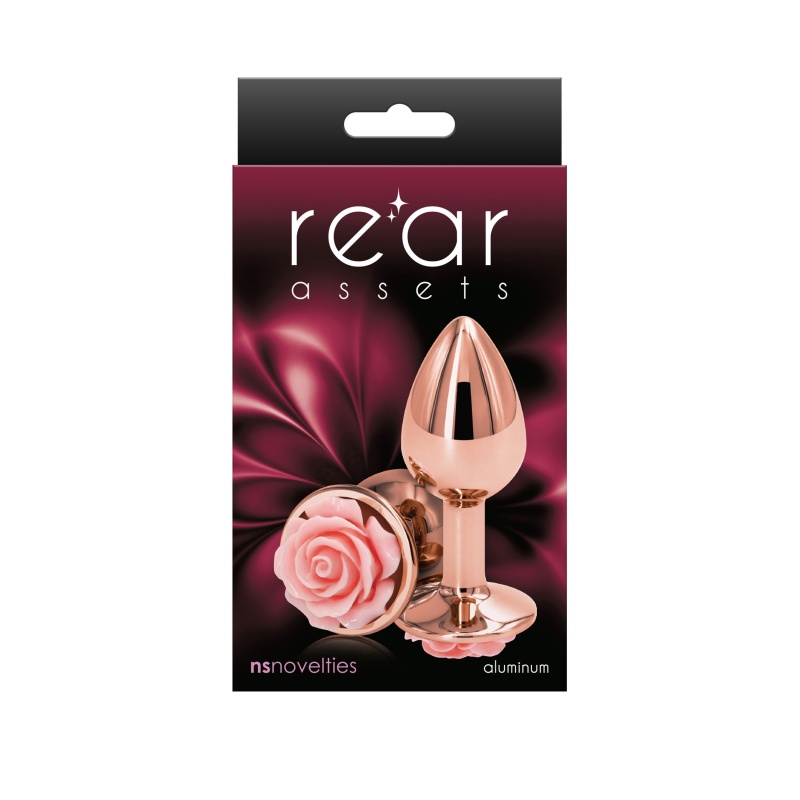 Korek analny aluminiowy Rose Small 7,6 cm - 2