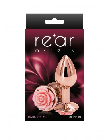 Rose Buttplug Small - Korki analne stalowe - 2