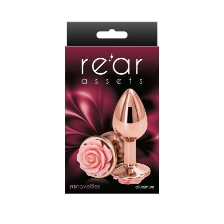 Korek analny aluminiowy Rose Small 7,6 cm - 2