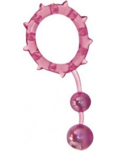 Pierścień na Penisa  Ball Banger Cockring 2 Balls - Pierścienie erekcyjne niewibrujące - 1