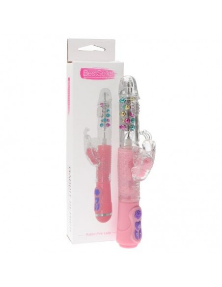 Wibrator Królik Pink Lady - Wibratory Króliczki - 1