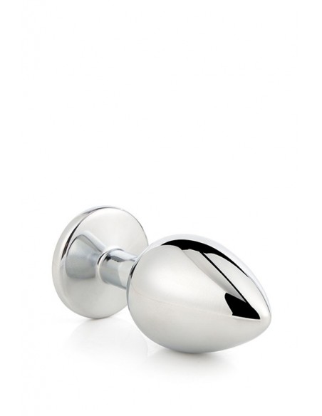 GLEAMING LOVE SILVER PLUG MEDIUM - Korki analne stalowe - 3