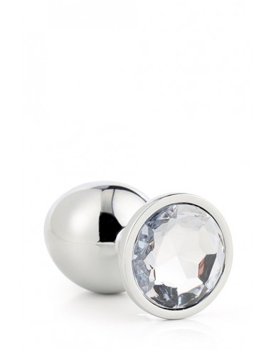 GLEAMING LOVE SILVER PLUG MEDIUM - Korki analne stalowe - 4