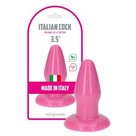 Korek analny Milo Pink 9,5 cm na przyssawce różowy - 1