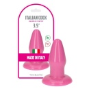 Korek analny Milo Pink 9,5 cm na przyssawce różowy - 1