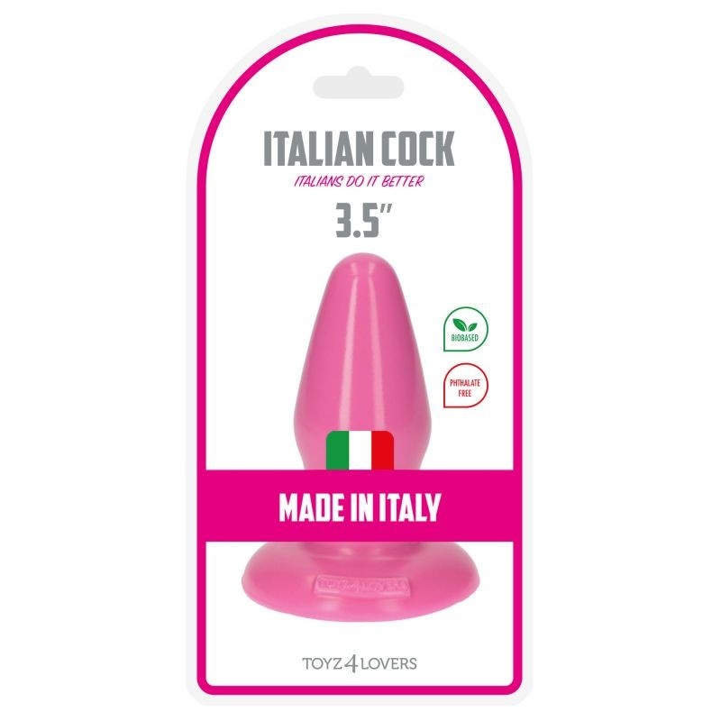 Korek analny Milo Pink 9,5 cm na przyssawce różowy - 2