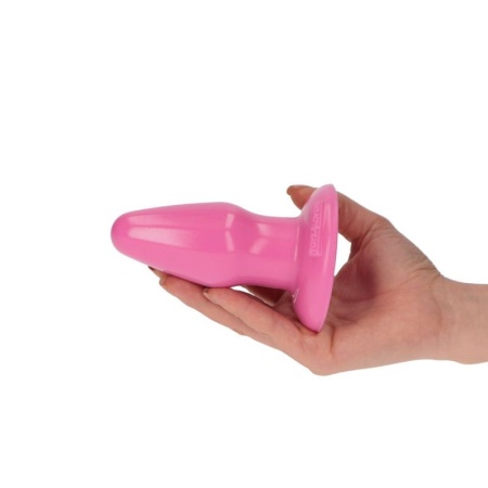 Korek analny Milo Pink 9,5 cm na przyssawce różowy - 6