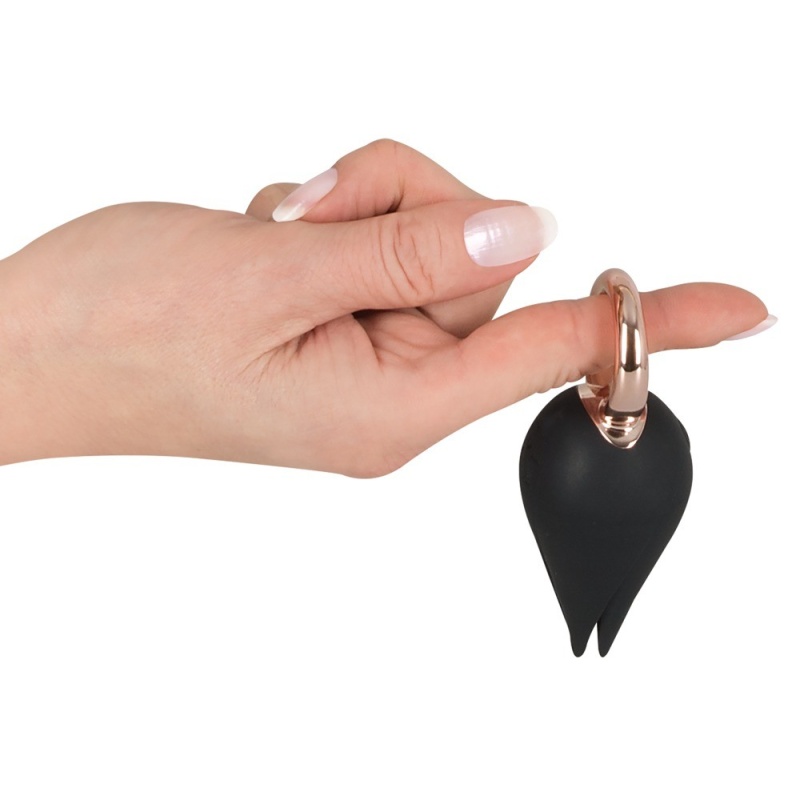 Wibrator palcowy Finger Vibe z efektem Flutter — 4 trzepoczące płatki, 7 trybów wibracji, 9,2 cm - 6
