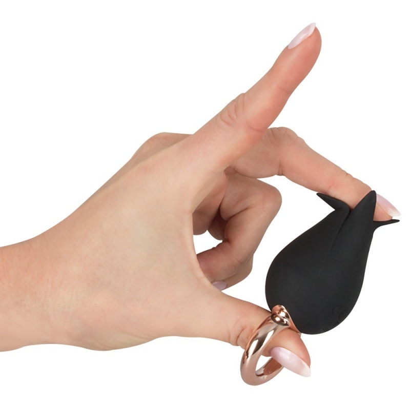 Wibrator palcowy Finger Vibe z efektem Flutter — 4 trzepoczące płatki, 7 trybów wibracji, 9,2 cm - 7