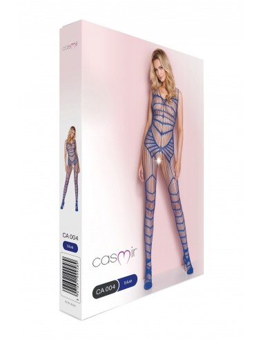 Otwarty Bodystocking OneSize CA004 Niebieski - Bodystocking - 5