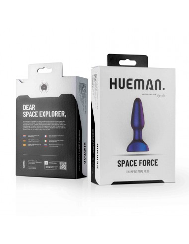 Hueman - Space Force Vibrating Butt - Kulki i korki analne wibrujące - 1