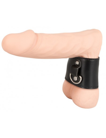 Pierścień erekcyjny Ball Stretcher with D-Ring - Pierścienie erekcyjne niewibrujące - 7