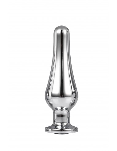 GLEAMING LOVE SILVER PLEASURE PLUG M - Korki analne stalowe - 2