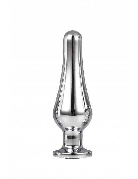 GLEAMING LOVE SILVER PLEASURE PLUG M - Korki analne stalowe - 2