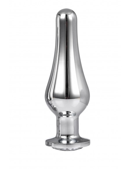 GLEAMING LOVE SILVER PLEASURE PLUG L - Korki analne stalowe - 2