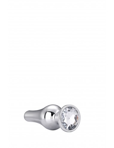 GLEAMING LOVE SILVER PLEASURE PLUG L - Korki analne stalowe - 3
