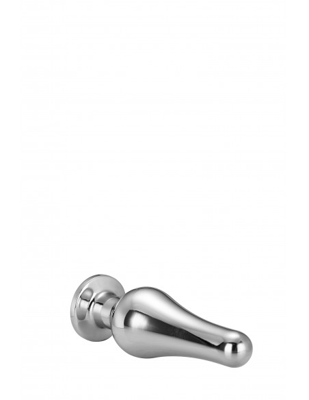 GLEAMING LOVE SILVER PLEASURE PLUG L - Korki analne stalowe - 4