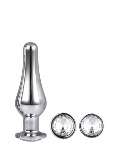 GLEAMING LOVE PLEASURE SET SILVER - Korki analne stalowe - 1