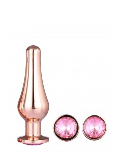 GLEAMING LOVE PLEASURE SET ROSE GOLD - Korki analne stalowe - 1